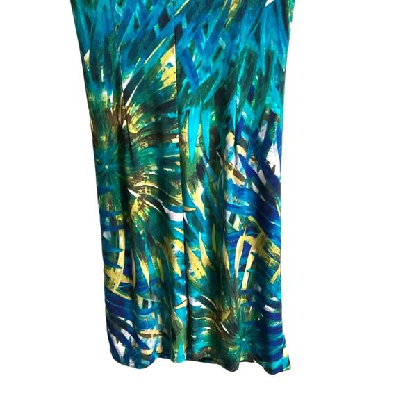 Jones New York Dress Women's Size 8 Multicolor Sheath Surplice Stretch Tropical - Picture 12 of 13